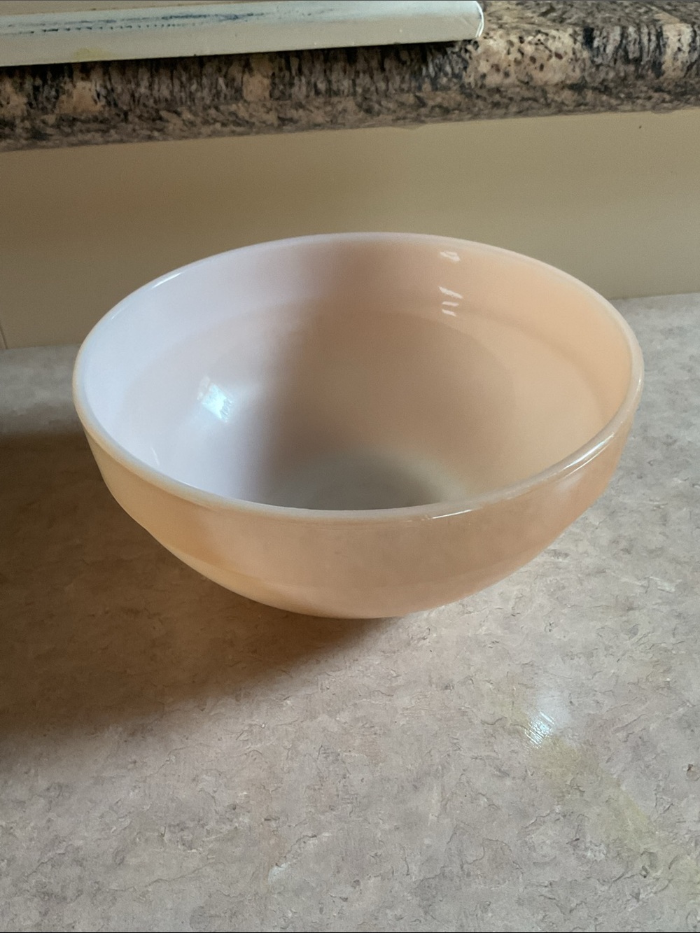 Fire King Vintage Peach Lustre bowl